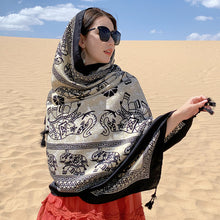 Load image into Gallery viewer, Outdoor Leisure Ethnic Style Comfortable Breathable Scarf Big Shawl