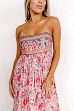 Load image into Gallery viewer, Summer New Strap Fragmented Flower Back Strap Open Back Bra Dress