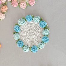 Load image into Gallery viewer, Hand Crocheted Wool Lily of The Valley Coaster Thermal Insulation Pad Small Bouquet for Girls Gifts