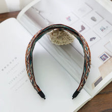 Load image into Gallery viewer, Variable Width Exquisite Embroidery Ethnic Style Headband, Wide Edge Headband Women&#39;s New Model