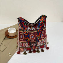 Load image into Gallery viewer, Tibetan Ethnic Style Bag Large Capacity Bohemian Shoulder Messenger Bag
