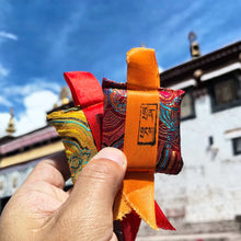 Load image into Gallery viewer, Tibetan Traditional Cloth Bag Amulet, Horse Head Ming King, Great White Umbrella Cover, Buddha Mother, Tara, etc