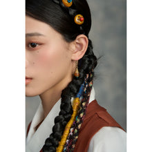 Load image into Gallery viewer, Nepalese Beeswax Earrings, Tibetan Niche Retro Ethnic Jewelry Earrings
