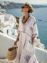 Load image into Gallery viewer, Summer Elegant Large Size Printing Long Pendulum Dress