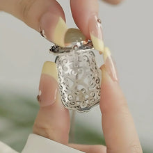 Load image into Gallery viewer, 925 Silver Retro New Jade Egg Surface Sachet Pendant Can Be Opened Pendant Necklace Light Luxury Versatile Premium