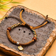 Load image into Gallery viewer, All Hand-woven Tibetan Hand Rope Wenwan Bracelet Hand Rub Cotton Rope Braided Rope Ethnic Style Meaning Hand Decoration Adjustable