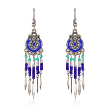 Load image into Gallery viewer, Creative Small Alloy Short Tassel Earrings for Women&#39;s Multi layer Rice Ball Earrings Jewelry