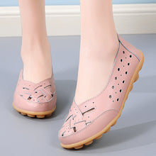 Load image into Gallery viewer, Plus Size Bird&#39;s Nest Summer Women&#39;s Shoes Hollow Loafers