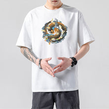 Load image into Gallery viewer, Tibetan Culture T-shirt, Tibetan Totem, Eight Auspicious Characters, Six True Words, Short Sleeved Tibetan Clothing, Yak Clothing