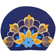 Load image into Gallery viewer, Ethnic Style Embroidered Headscarf Hat Single-layer Small Hat Thin Headgear Hat