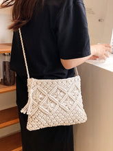 Load image into Gallery viewer, Knitted Bag Women's 2025 New Fashion Versatile Shoulder Messenger Bag Casual High-end Woven Straw Bag