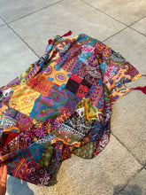 Load image into Gallery viewer, Ethnic Style Colored Silk Scarves Women&#39;s Summer Versatile Yarns Cotton and Linen Feel Air-conditioned Room Scarves Beach Towels Sun Protection Shawls