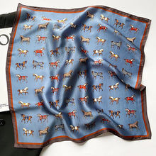 Load image into Gallery viewer, 2025 New 100% Pure Silk Scarf Women Neck Hair Foulard Bandana Square Small Headband Hijab Print Poncho Scarves Pashmina