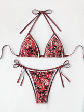 Load image into Gallery viewer, 2025 Halter String Triangle Two Piece Bikini Women Swimwear Female Swimsuit Bathers Bathing Swimming Suit Beachwear Summer