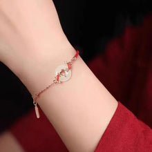 Load image into Gallery viewer, 2025 New Handmade Red Lucky Knot Bracelet for Women Adjustable Thread Rope Bangle Best Friend Couple Bracelet Friendship Jewelry