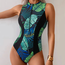 Load image into Gallery viewer, One Piece Large Swimsuits Closed Plus Size Swimwear Push Up Female Body Bathing Suits For Pool Beachwear Women's Swimming Suit