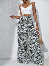 Load image into Gallery viewer, Qx Pants Painted Basic Mid-rise Loose Chiffon Pants Cropped Pants Korean Popular Clothes New Style Printed Casual Pants