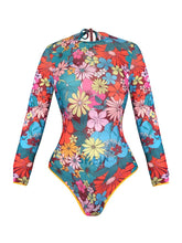 Load image into Gallery viewer, 2026 Swimwear Women Long Sleeved Sun Protection One Piece Swimsuit For Female's Sports Bathers Swimming Bodysuit Beach купальник