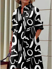 Load image into Gallery viewer, S-5Xl Summer Shirt Dress White Blue Evening Vintage Dresses Party Extra Long Women\'s Loose Gowns Only Celadon Printed Gowns