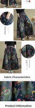 Load image into Gallery viewer, plus Size Denim Wide Leg Pants Women's Autumn Winter New Print Elastic Loose Slimming Casual Straight Cut Commute Sle High ...