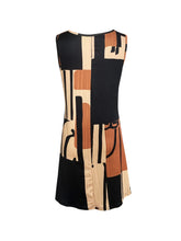 Load image into Gallery viewer, Spring&amp;Summer Women's Geometric Pattern Sleeveless Dress For Summer Vacation,dresses for women summer，Women Bohemia Midi Dresses