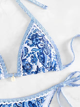 Load image into Gallery viewer, 2025 Halter String Triangle Two Piece Bikini Women Swimwear Female Swimsuit Bathers Bathing Swimming Suit Beachwear Summer