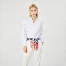 Load image into Gallery viewer, 90cm Three Giraffes Brand Hijab Scarf Women Bandana Handmade Curled Twill Silk Square Scarf Luxury Foulard Head Scarves Shawl