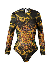 Load image into Gallery viewer, 2026 Swimwear Women Long Sleeved Sun Protection One Piece Swimsuit For Female's Sports Bathers Swimming Bodysuit Beach купальник