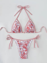 Load image into Gallery viewer, 2025 Halter String Triangle Two Piece Bikini Women Swimwear Female Swimsuit Bathers Bathing Swimming Suit Beachwear Summer
