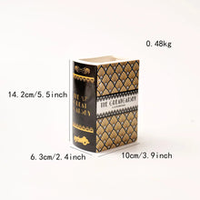 Load image into Gallery viewer, Square Book Ceramic Vase Creative Painted Vase Art Flower Arrangement Accessories Living Room Home Decoration Table Vase