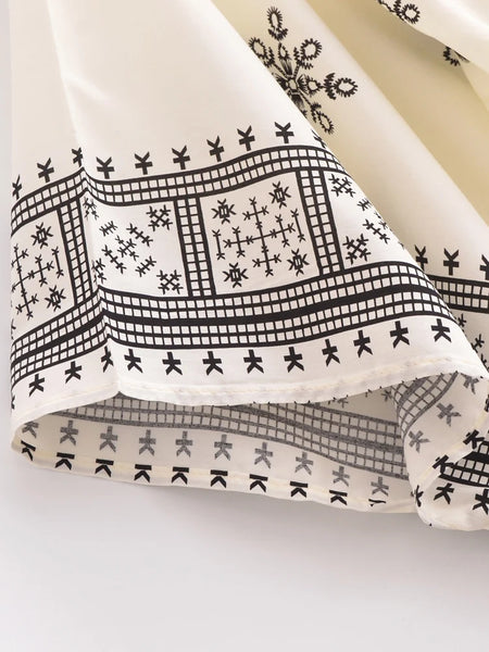 Vintage Women Fashion Boho Kimono Short Robe Swimsuits Floral Print Batwing Sleeves Bohemian Bikini Cover-Ups Beachwear