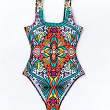 Load image into Gallery viewer, Sexy Print Swimwear Female One Piece Swimsuit Closed Push Up Women's Swimming Wear Bathing Suits Bodysuit Beach Pool Bather 2025