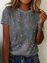 Load image into Gallery viewer, Print Tees Casual Street Tops Camisetas Woman Clothing Summer 2025 Short Sleeve Women&#39;s T-Shirt Ropa De Mujer Ofertas Chic Cheap