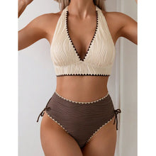 Load image into Gallery viewer, Sexy High Waist Bikinis Women's Swimwear Female Swimsuit For Swim Wear Bathing Suits Brazilian Bikini Set Beachwear Pool Bather