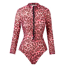 Load image into Gallery viewer, 2026 Swimwear Women Long Sleeved Sun Protection One Piece Swimsuit For Female's Sports Bathers Swimming Bodysuit Beach купальник