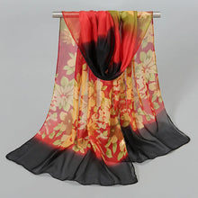 Load image into Gallery viewer, Ethnic New Chiffon Scarf For Women Summer Print Thin Sunscreen Scarves Soft Shawl Foulard Viscose Autumn Female Wrap Shawls