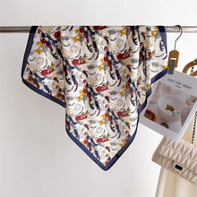 Load image into Gallery viewer, Luxury New Printed Scarves Women's Silk Scarf Spring and Summer Floral Decorations Small Neckties Hairbands Bags Wholesale
