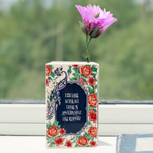 Load image into Gallery viewer, Square Book Ceramic Vase Creative Painted Vase Art Flower Arrangement Accessories Living Room Home Decoration Table Vase