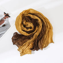 Load image into Gallery viewer, Women's Gradient Color Linen Scarf for Travel Fashionable Versatile Casual Windproof Sand Proof Headscarf Women's Shawl