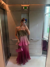 Load image into Gallery viewer, Chic Multicolored Pleated Women Maxi Dress Elegant Spaghetti Strap Ruffle Tiered Flowy Vestidos 2026 Summer Lady Vacation Outfit