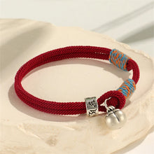 Load image into Gallery viewer, 2025 New Handmade Red Lucky Knot Bracelet for Women Adjustable Thread Rope Bangle Best Friend Couple Bracelet Friendship Jewelry