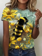 Load image into Gallery viewer, Print Tees Casual Street Tops Camisetas Woman Clothing Summer 2025 Short Sleeve Women&#39;s T-Shirt Ropa De Mujer Ofertas Chic Cheap
