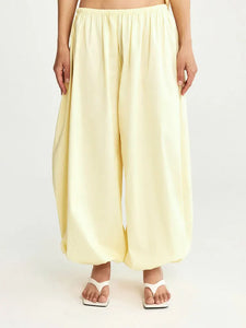 Tossy Summer Fashion Pocket Bloomers Female Trousers Pleated Loose High Waist Patchwork Bandage Streetwear Wide Leg Women Pants