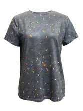Load image into Gallery viewer, Print Tees Casual Street Tops Camisetas Woman Clothing Summer 2025 Short Sleeve Women&#39;s T-Shirt Ropa De Mujer Ofertas Chic Cheap