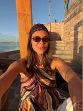 Load image into Gallery viewer, Sexy Striped Women's Vest Halter Sleeveless Ruffles Irregular Lady Vest 2026 Spring Summer New Female Street Vacation Tops