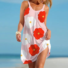 Load image into Gallery viewer, Ethnic Style Women's Slip Dress Bohemain Beach Skirt Summer Woman Casual Clothing Daily Wear Loose Dresses Lady Cool Holiday Top