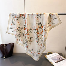 Load image into Gallery viewer, Luxury New Printed Scarves Women's Silk Scarf Spring and Summer Floral Decorations Small Neckties Hairbands Bags Wholesale