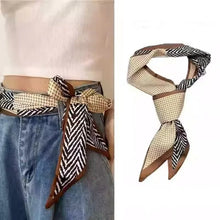 Load image into Gallery viewer, New Long Silk Scarf Women Luxury Paisley Print Headband Soft Satin Scarves Hands Bag Ribbon Foulard Hijab Neckerchief Headband