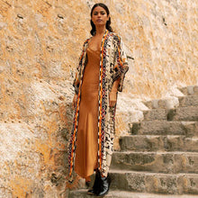 Load image into Gallery viewer, 2026 Women Swimsuit Beach Cover Up dress Sleeve Kaftan Beach Tunic Long Pareos Bikinis Cover ups Summer Robe Plage Beachwear