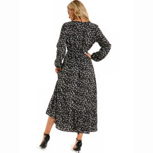 Load image into Gallery viewer, Women Maxi Dresses Sping Autumn Bohemian Casual Full Sleeve High Waist Beach Woman Chiffon Dresses Floral Vestidoes Long Dress